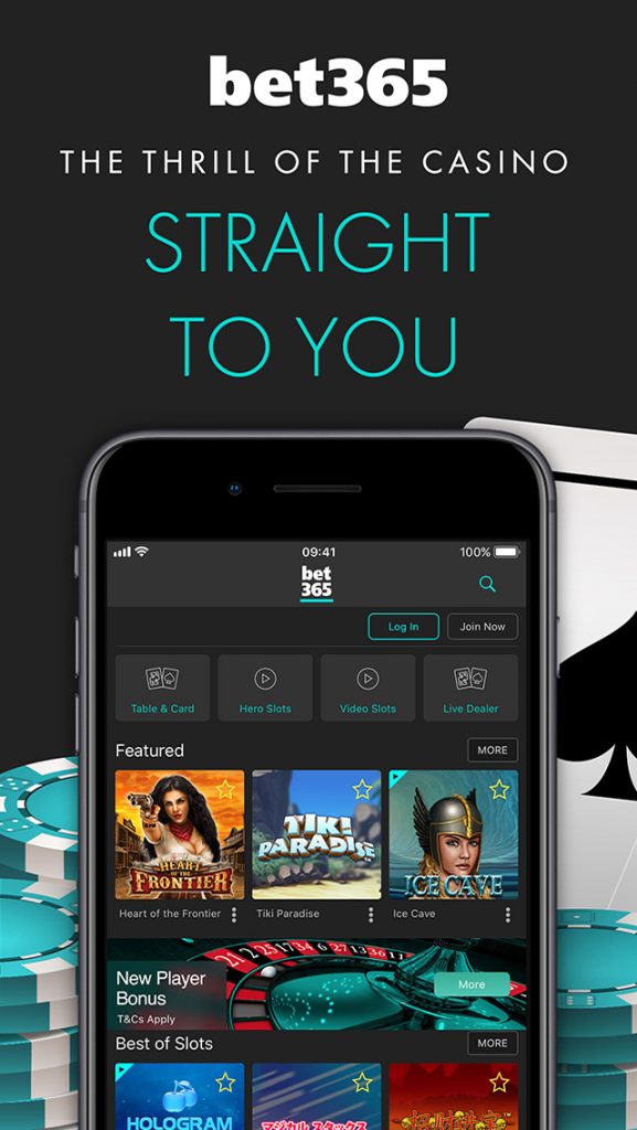 bet365 casino games are compatible with mobile devices and computers