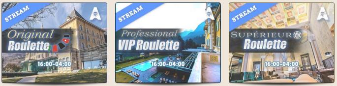 A real experience: Play live roulette online from a real casino with other players physically located in the venue.