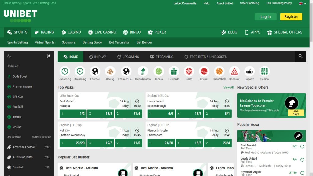 Unibet UK Sportsbook review